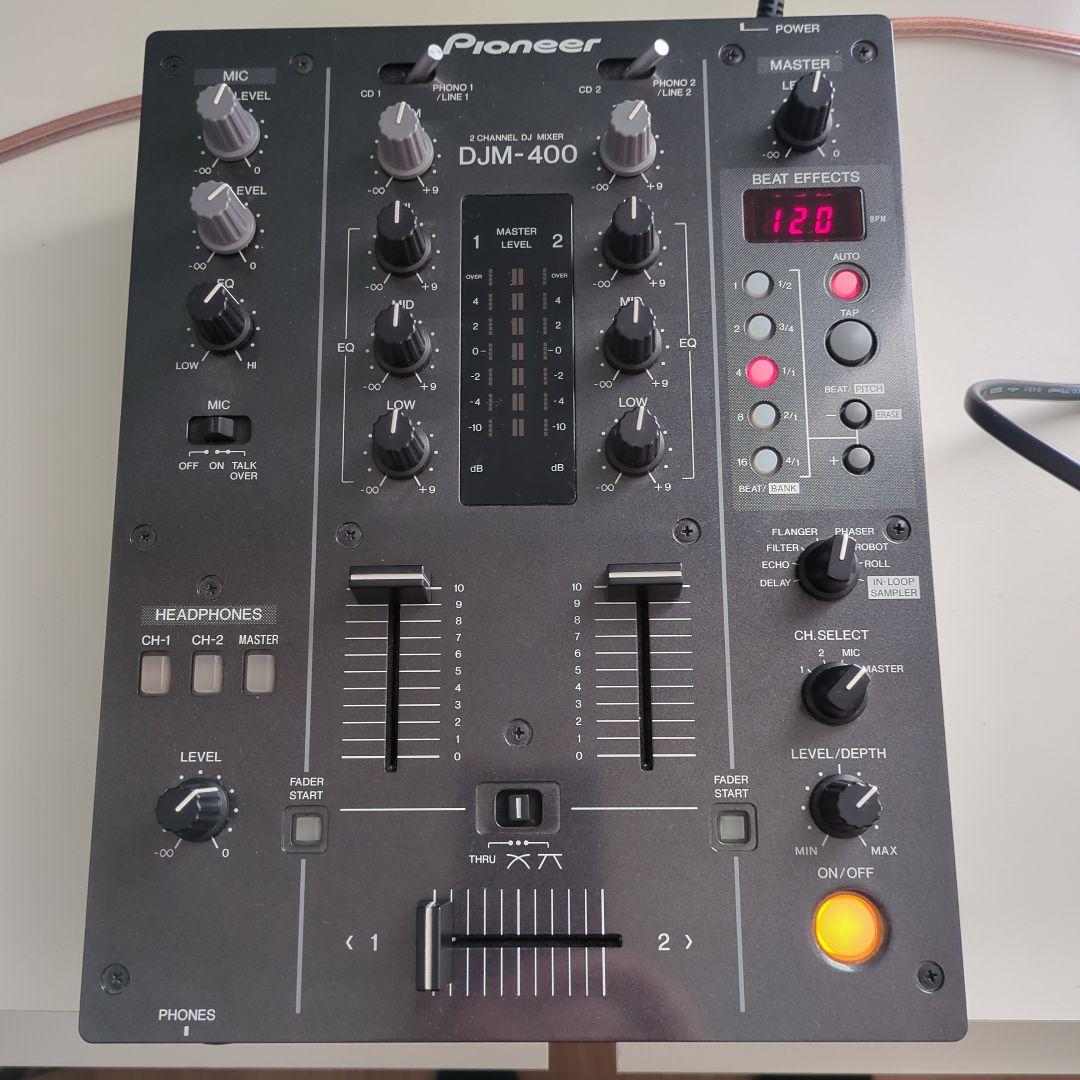 ルルルPioneer DJM-400 DJミキサー 08年製　美品 中古品】Pioneer DJ/DJミキサー/DJM-400 -DJ機材アナログレコード専門