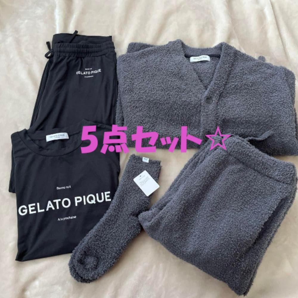 新品未使用品】5点セット☆ ジェラートピケ メンズ オム 2024福袋