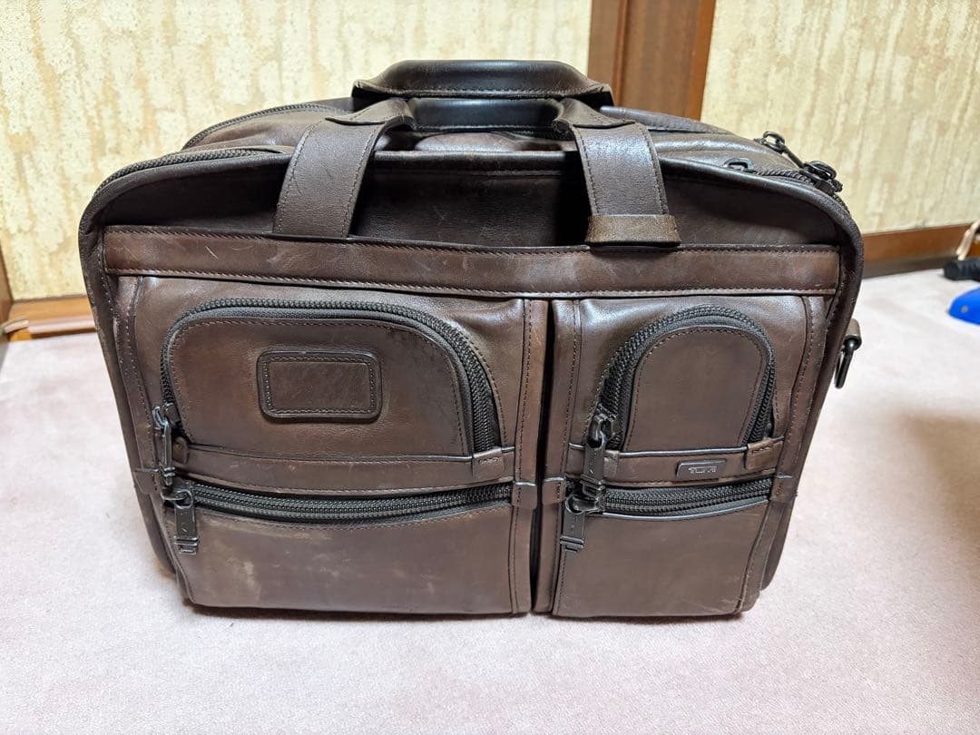 トゥミ TUMI ブリーフケース レザー エクスパンダブル ブラウン