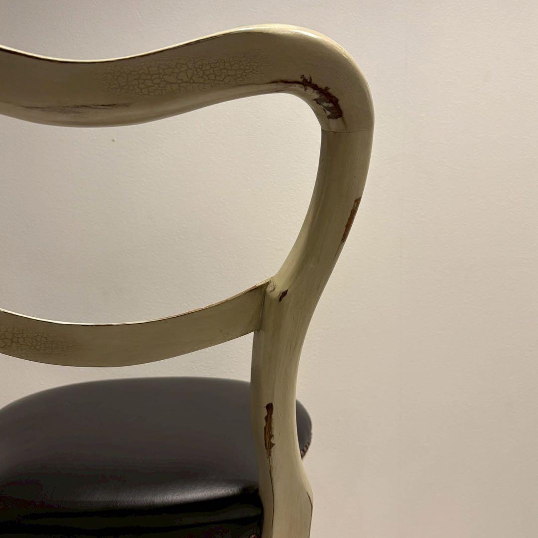 英国アンティークリプロダクト マホガニー バルーンバックチェア 椅子　1/4