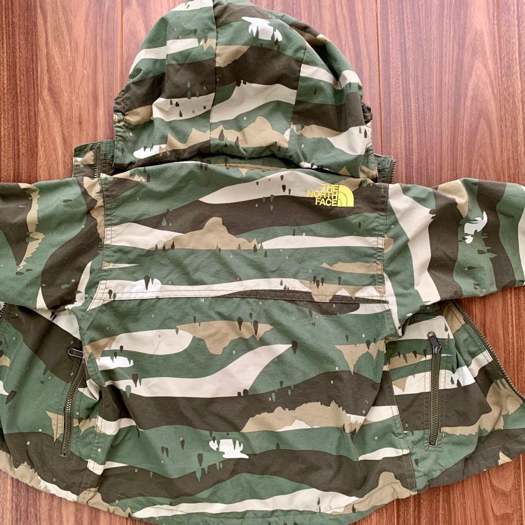 ノースフェイス】100cm キッズ 迷彩 ジャンパー ジャケット カモ 子供