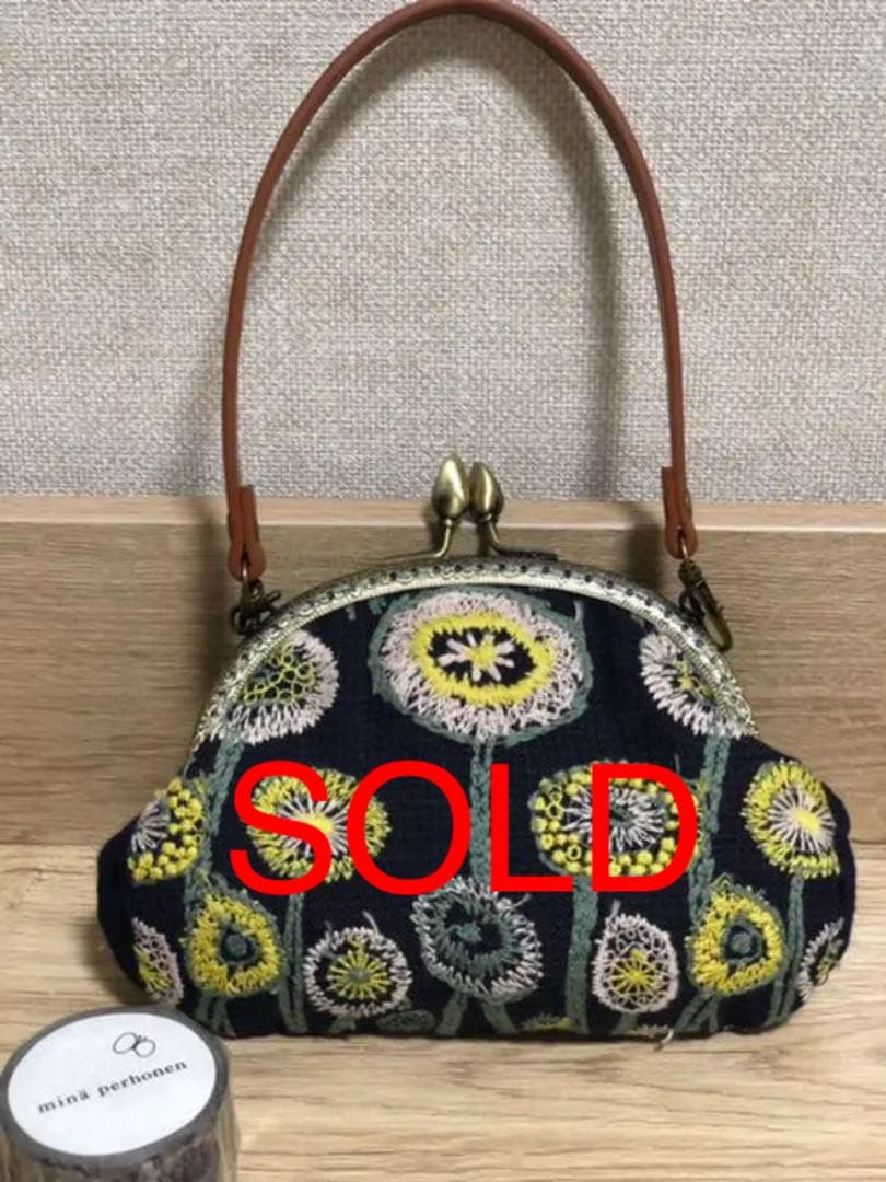 mina perhonen ◇path 親子がま口ポーチ