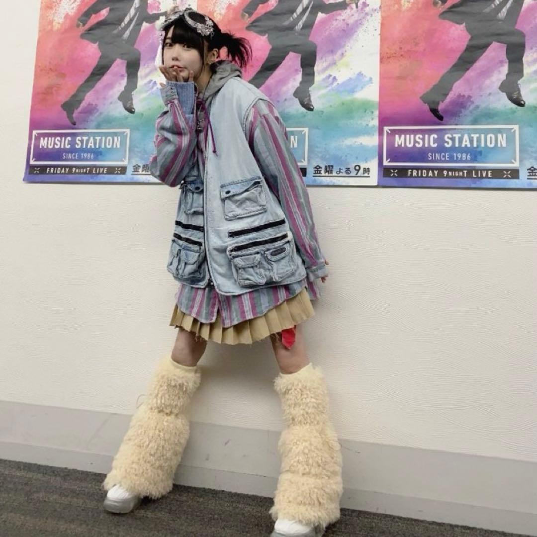 フェイクファーレッグウォーマー - メルカリ