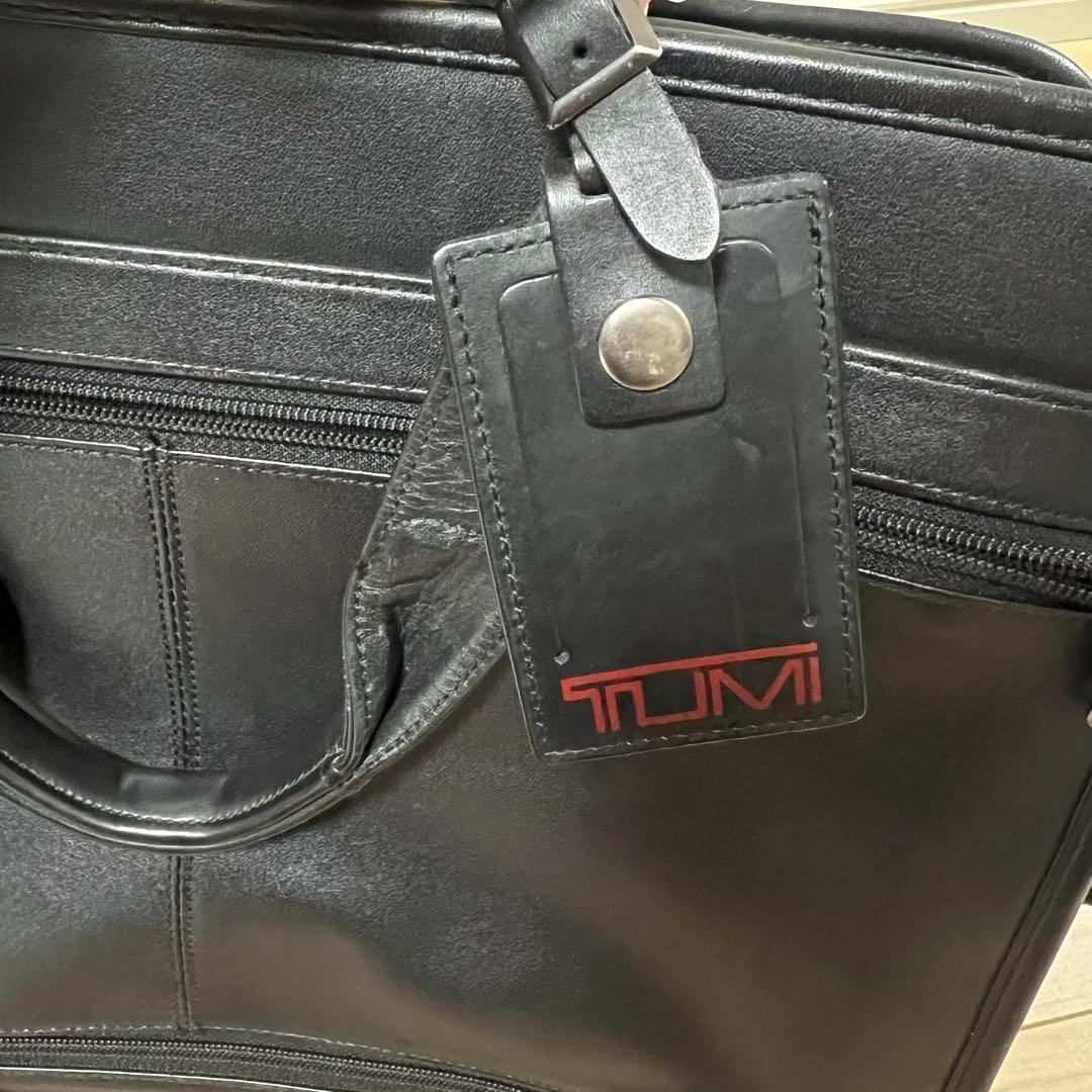 u*d様 TUMI トゥミ ビジネスバッグ ナパレザー ブラック 2way 96