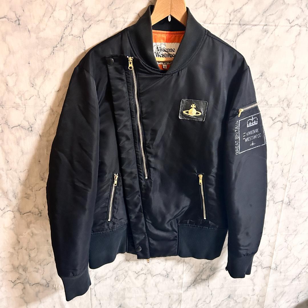 ヴィヴィアンウエストウッド マン 変形 MA-1 フライトジャケット