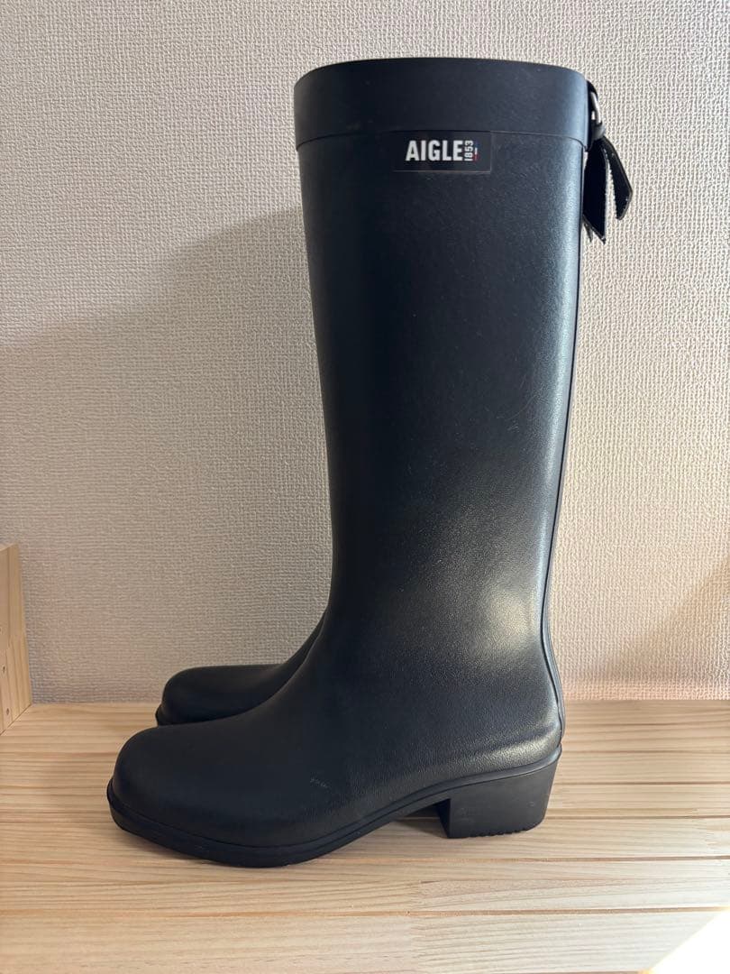AIGLE ミリカラバーブーツ　24.5cm 現行デザイン