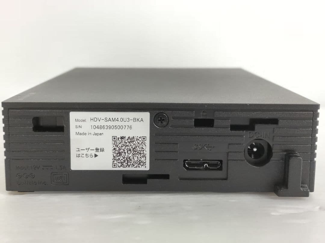 BUFFALO 4.0TB 外付けHDD HDV-SAM4.0U3-BKA