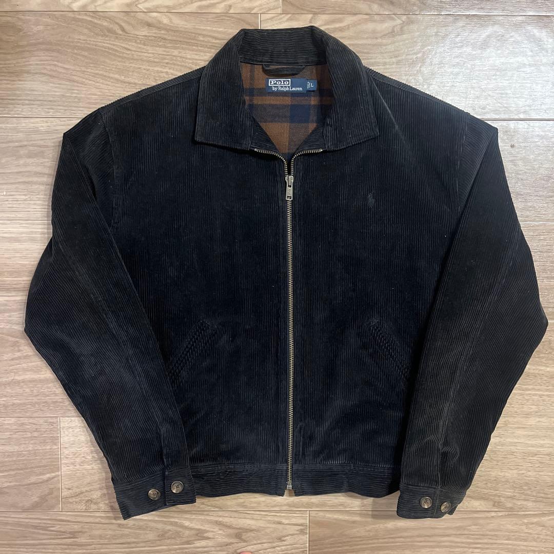 POLO RALPH LAUREN 90s 黒 コーデュロイ スイングトップ L - メルカリ