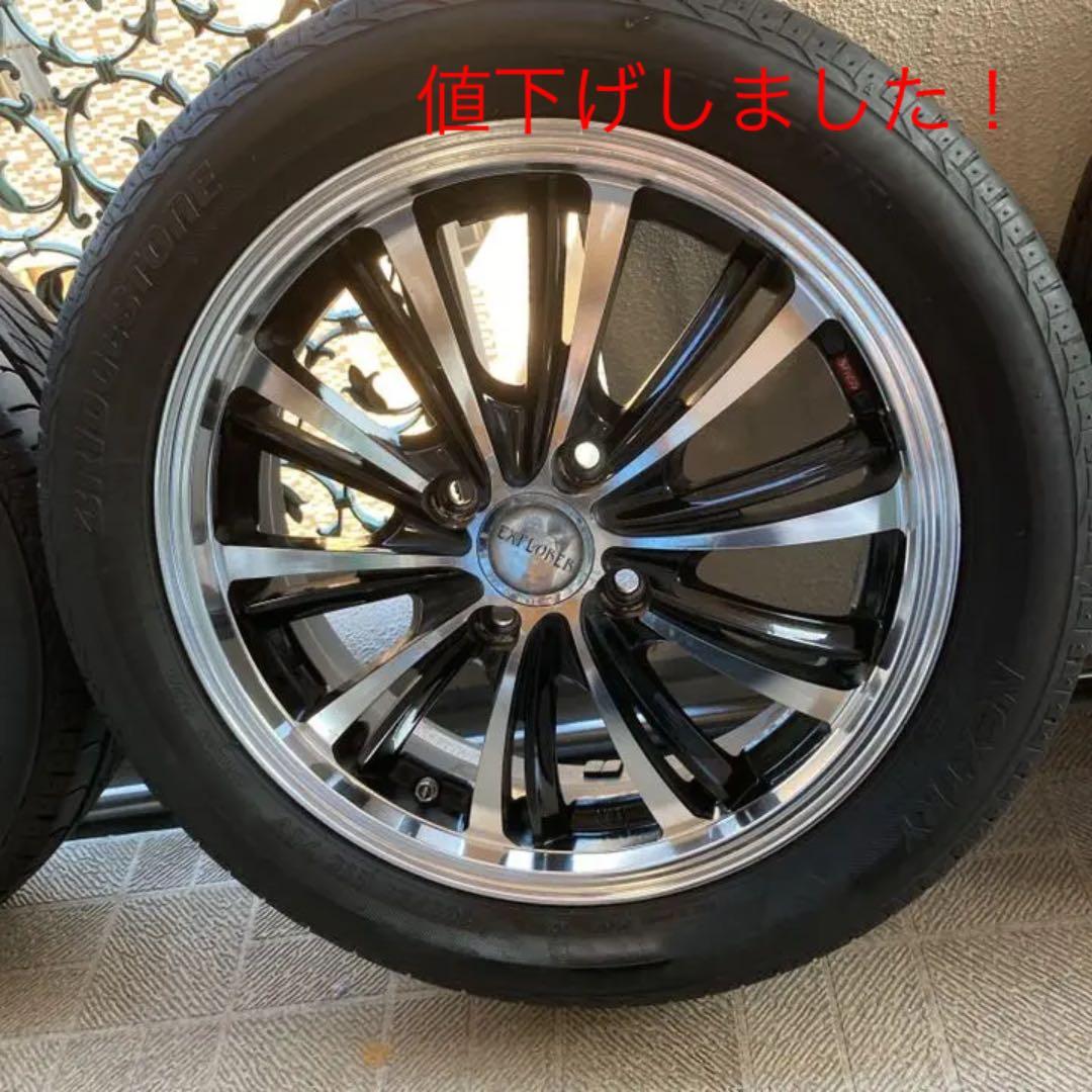 ホイール タイヤ 4本 ハイエース 納車前外し 純正 スチール ホイール