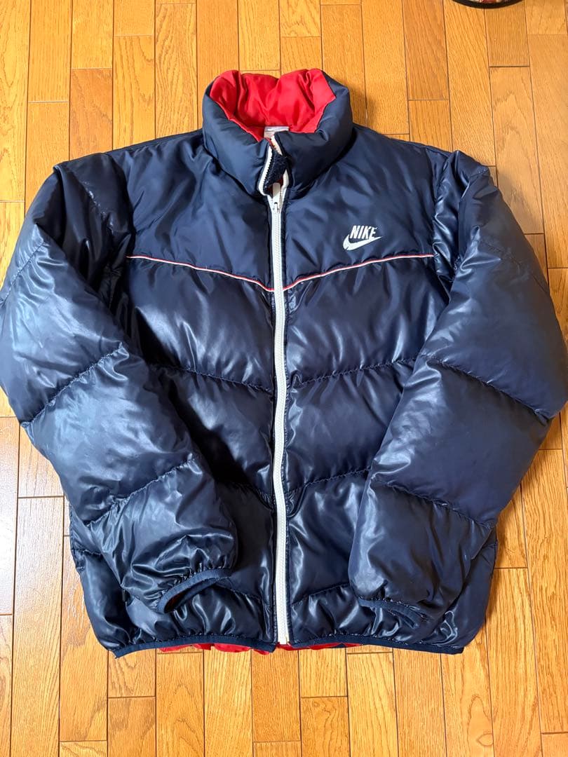 セール NIKE ダウンジャケット ネイビー XL - メルカリ
