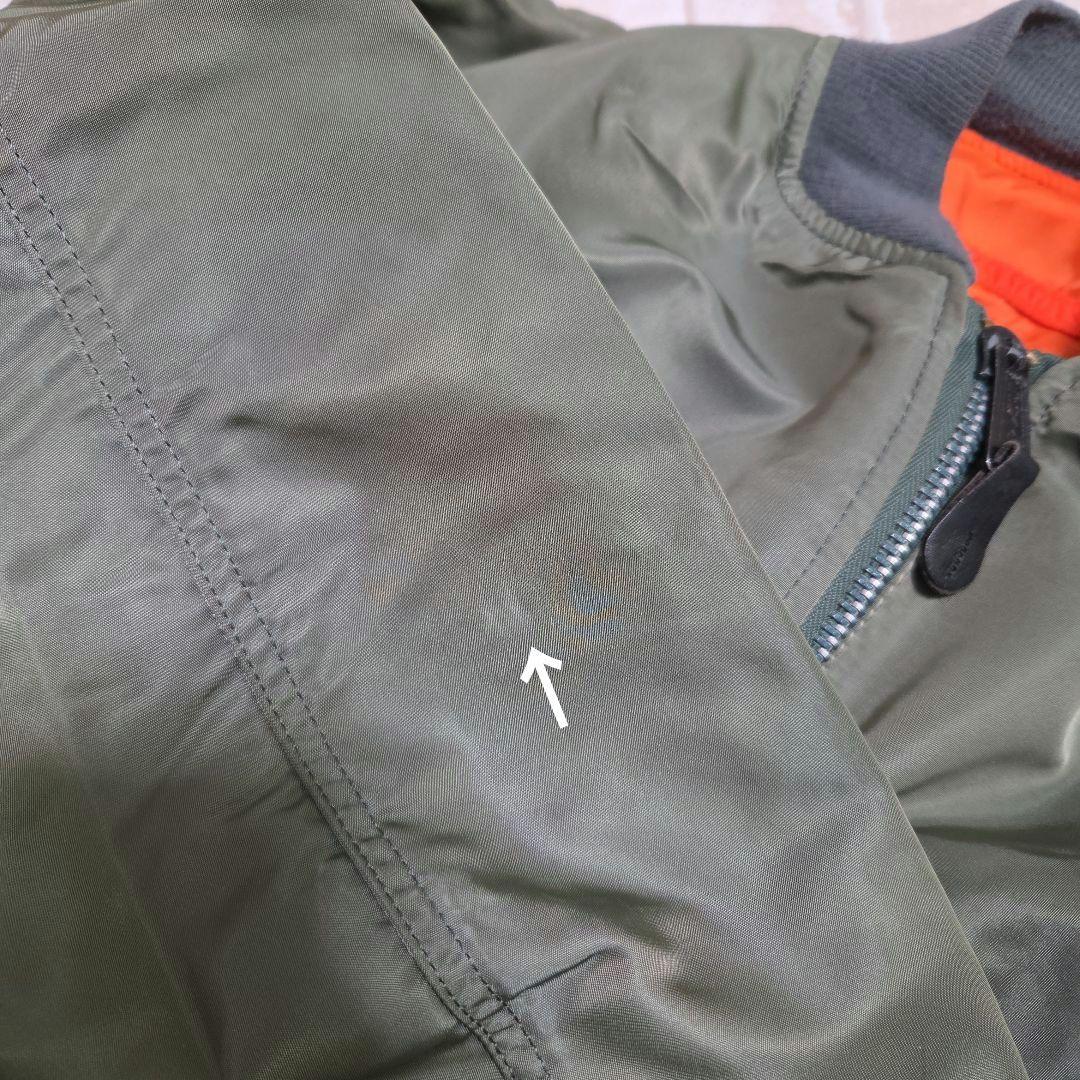 USA製 80s アルファインダストリーズ MA-1 カーキ M - メルカリ