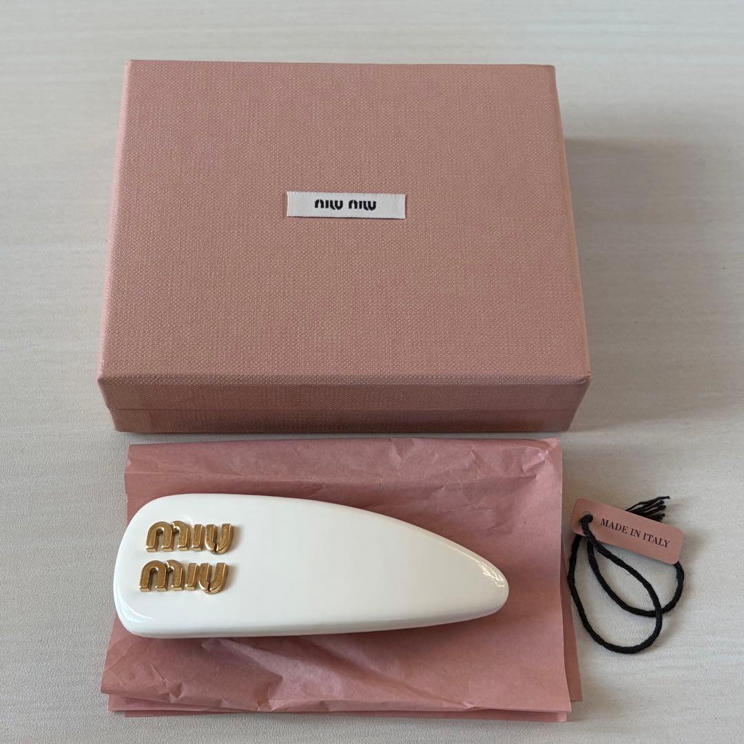 miumiuバレッタ【正規品】 楽天市場】【10％OFFクーポン対象・3/11-1時59分迄】MIUMIU ミュウ