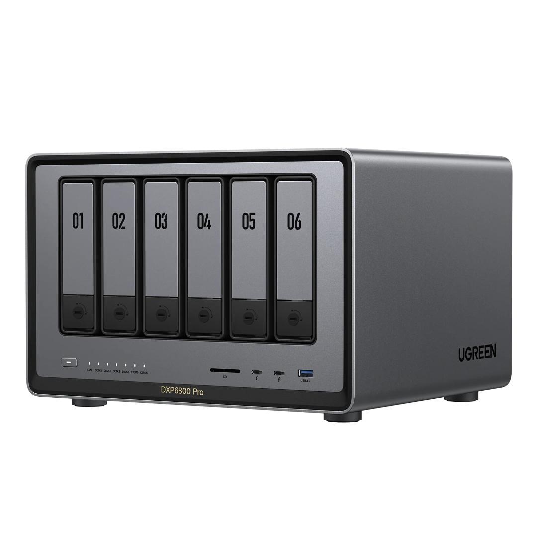 UGREEN NASync DXP6800 Pro【新品・未開封】 UGREEN 6 Bay NAS Server | 196TB Storage & 10GbE Ports – UGREEN NAS US