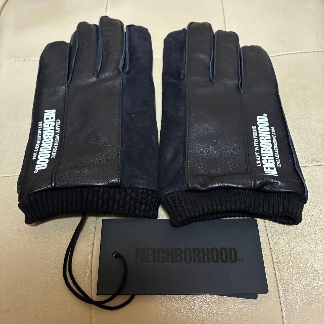 NEIGHBORHOOD レザーグローブ - メルカリ