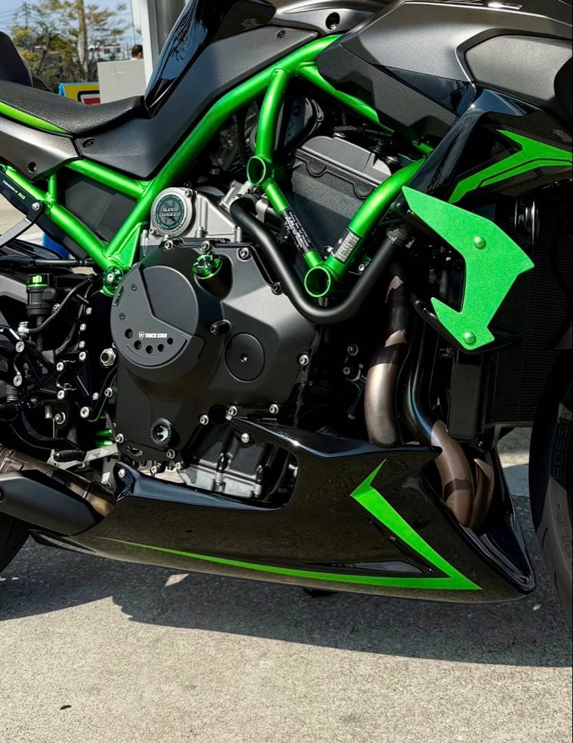 カワサキ ZH2 / ZH2SE 全年式 アンダーカウル レオパルド製 - メルカリ