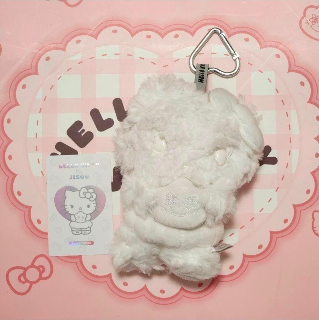 BLACKPINK ジス ハローキティぬいぐるみ キーホルダー シークレット 白