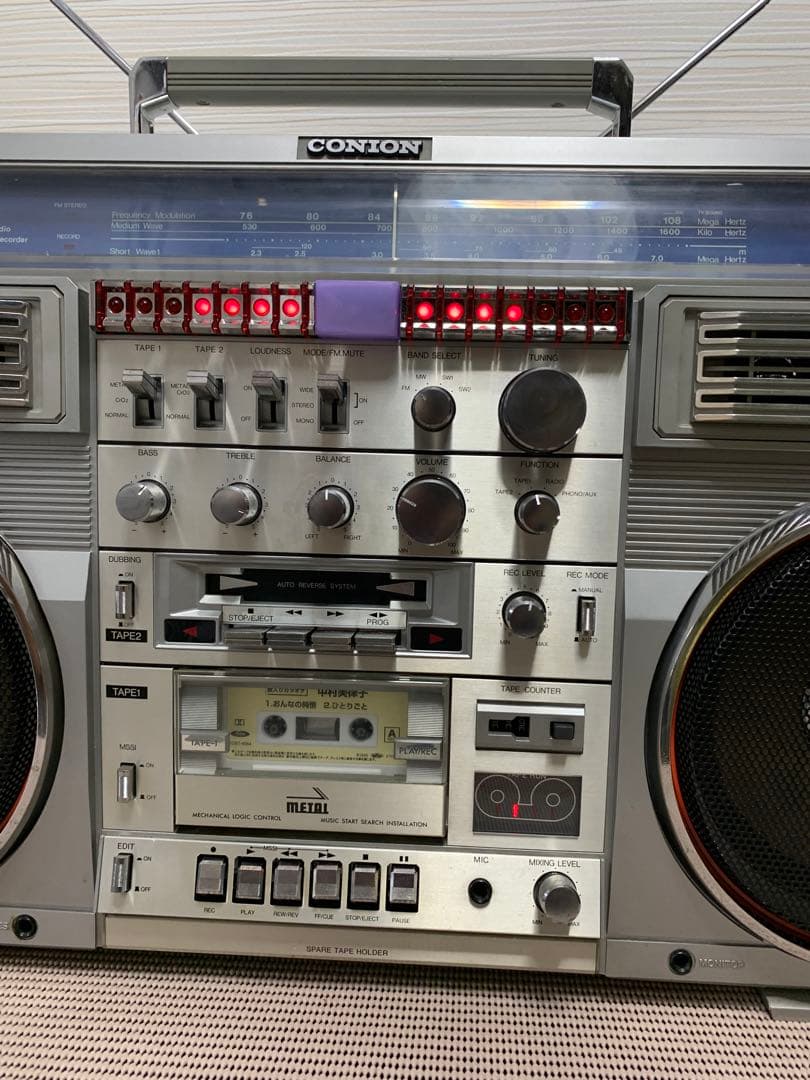 希少年代物CONION C-100FJ大型ラジカセメンテナンス済み中古 - メルカリ