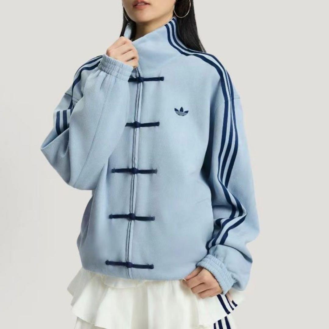 adidasアディダス 中国限定 蛇年トラックジャケットダー ライドブルー