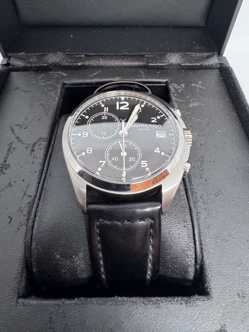 Hamilton ジャズマスターKhaki クロノグラフ 腕時計