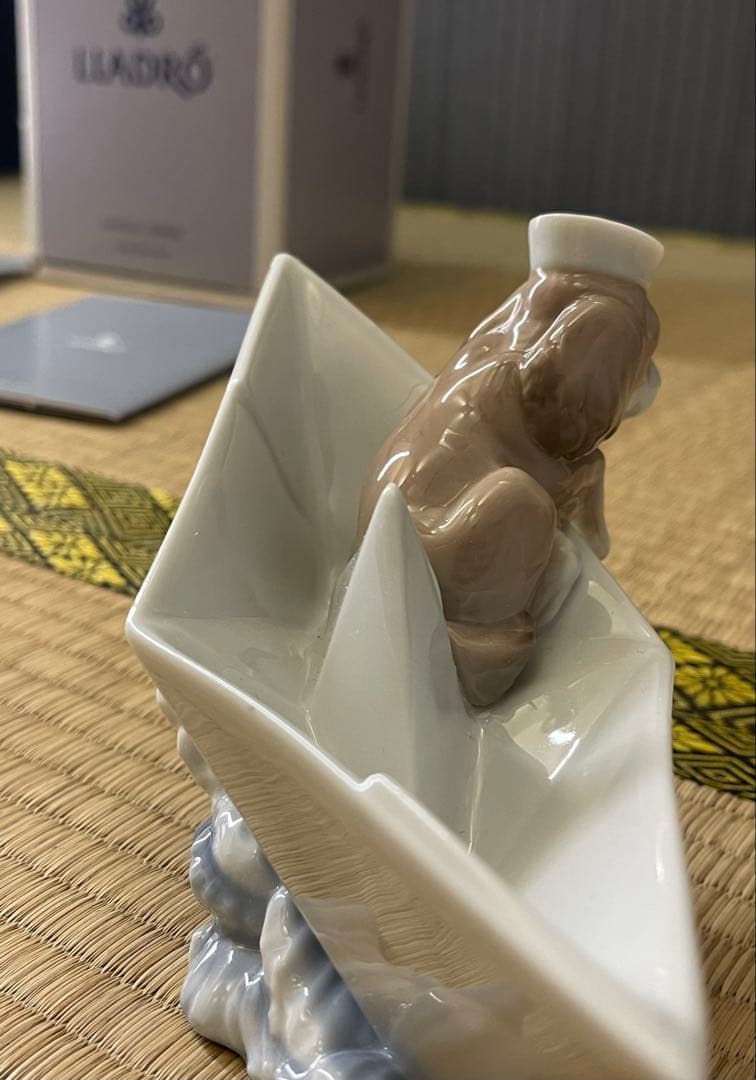 LLADRO リアドロ 人形 陶磁器 小さな密航者 箱 保証証 有