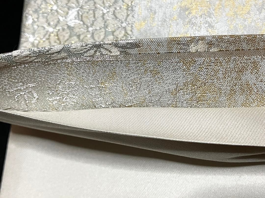 本日だけ値下げ 織の弘彩 袋帯 六通柄 正絹 市楽吉野桜