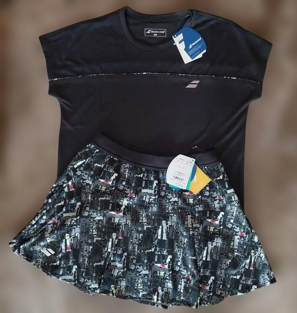 新品タグ付き】 バボラテニスウェア人気シリーズ上下セットアップ