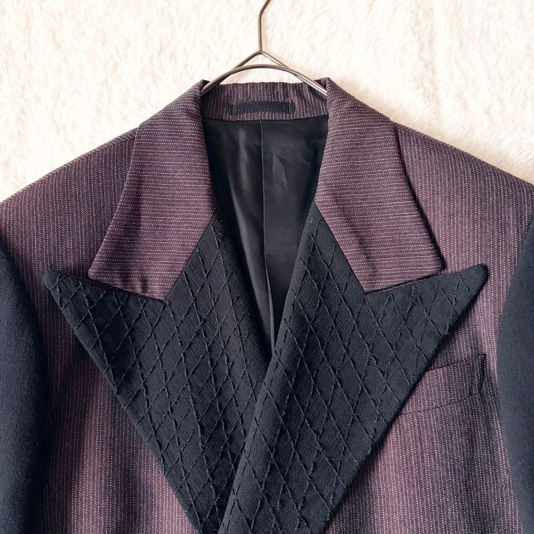 美品✨ メンズティノラス チェスターコート ダブルブレスト バイカラー