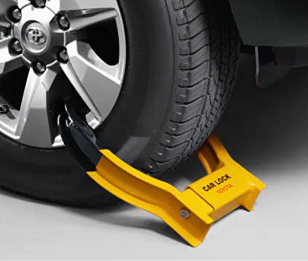 トヨタ タイヤロック イエロー 新品未使用