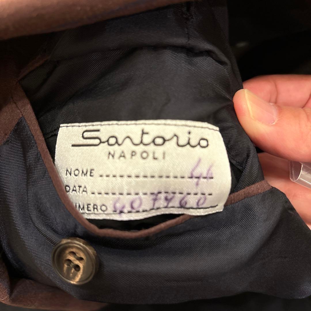 定価250000円】サルトリオ 本切羽 ボルドーストライプ青 ダブルスーツ