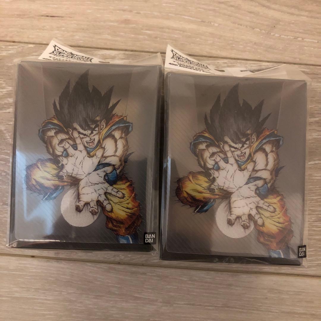 ドラゴンボール ダイバーズ 未開封 40th周年 デッキケース 2個