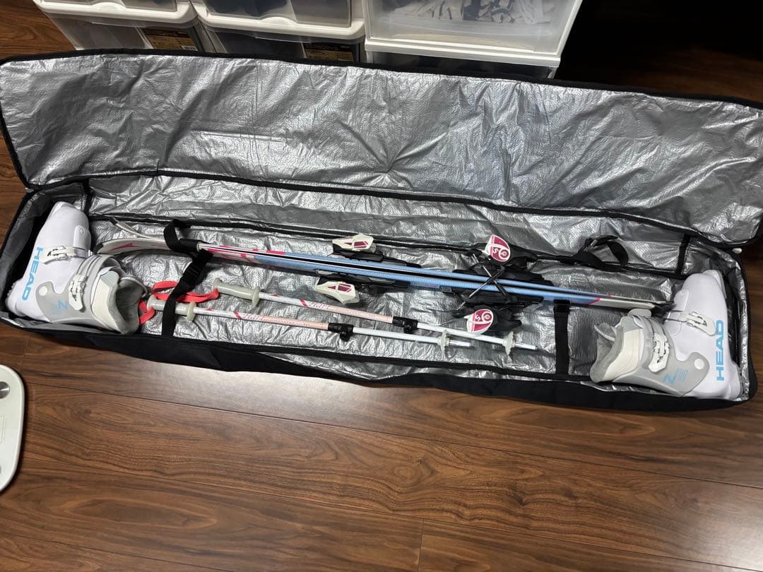 アトミック　Atomic GL スキーセット + Head ブーツ　子供用 ATOMIC（アトミック） 旧モデル処分 2022 ATOMIC ジュニアスキーブーツ