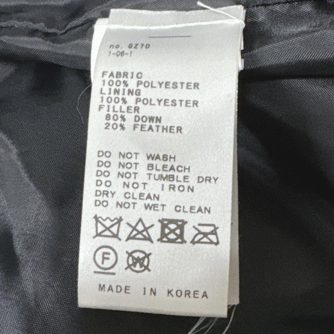 美品⭐️ニアバイミー NEARbyME オーバーサイズ ダウンベスト ブラック