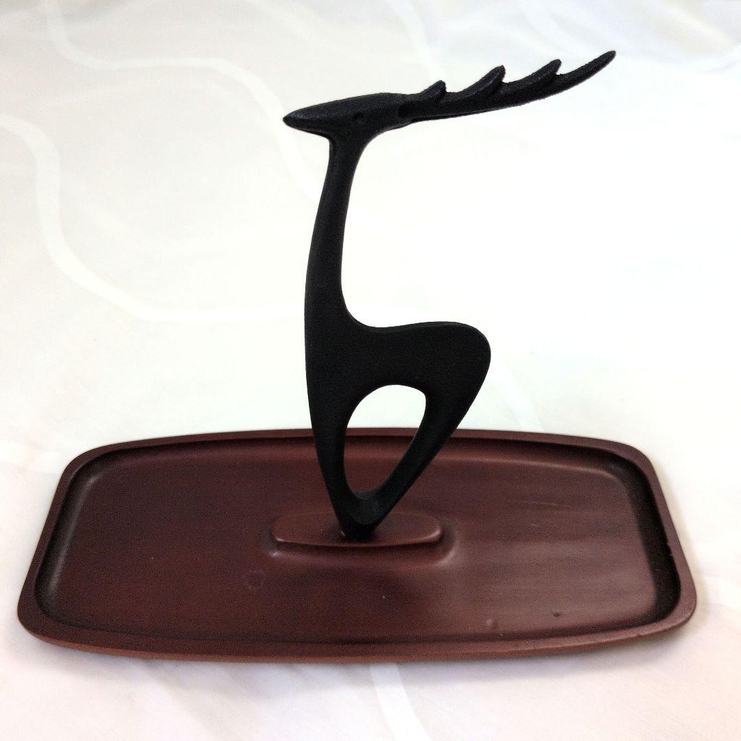 南部鉄器 馬場忠寛 ルームフレンド 鹿 木製トレー - メルカリ