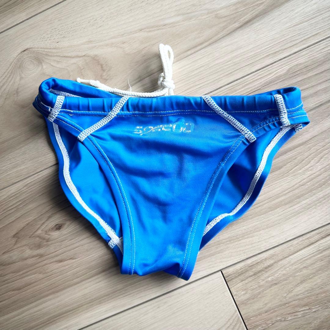 SPEEDO競パン オリジナルデザイン ブルー サイズ140 - メルカリ