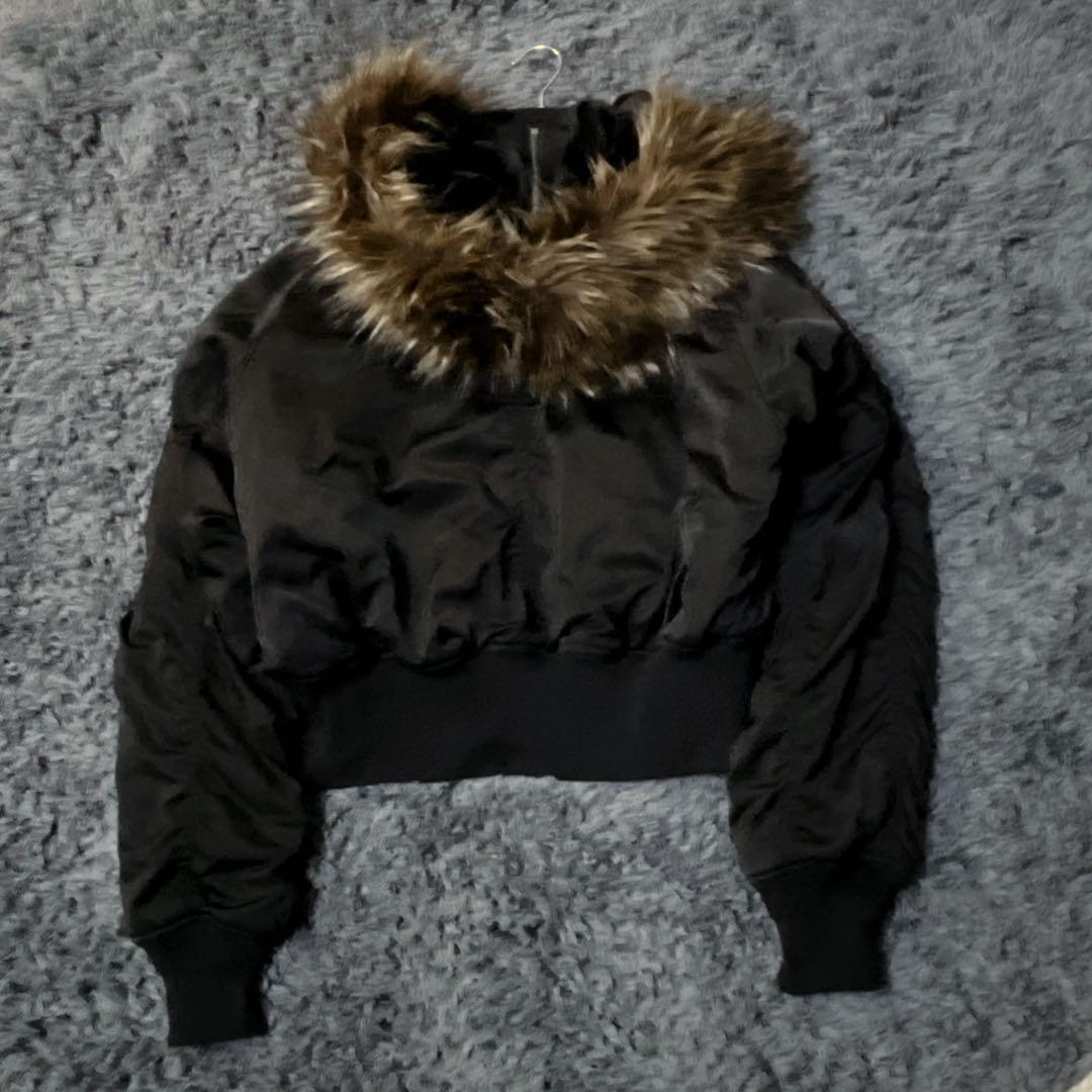 AZUL by moussy N-2Bフライトジャケット y2k 黒 マウジー - メルカリ