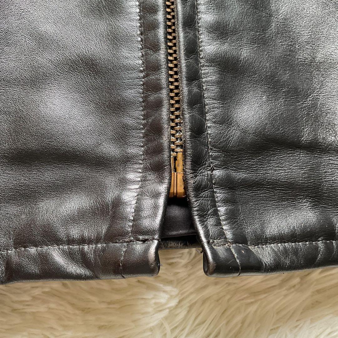 美品✨ schott AT101 レザージャケット シングルライダース 40 黒