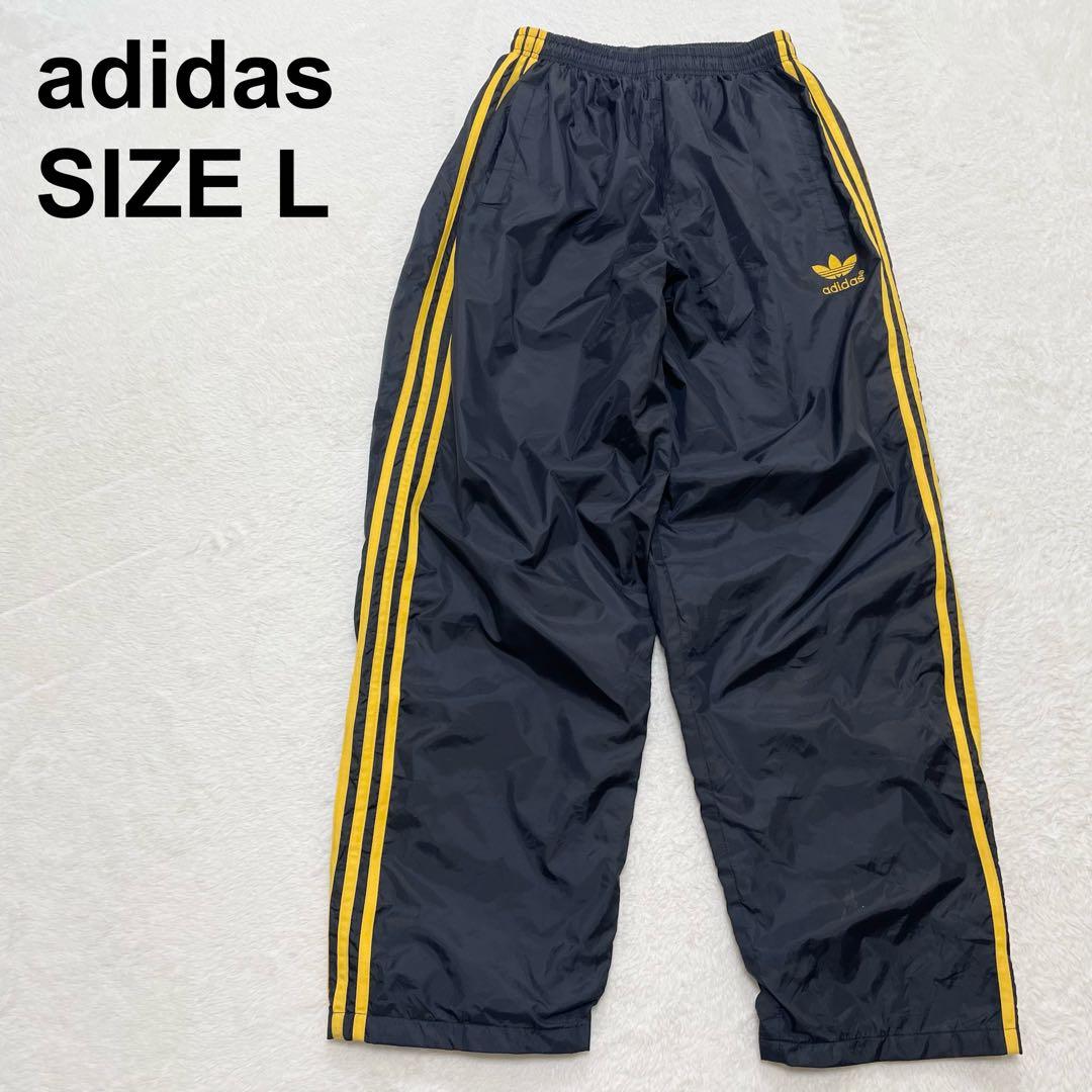オールドアディダス ナイロンパンツ シャカパン Y2K 90s ゆるだぼ（666