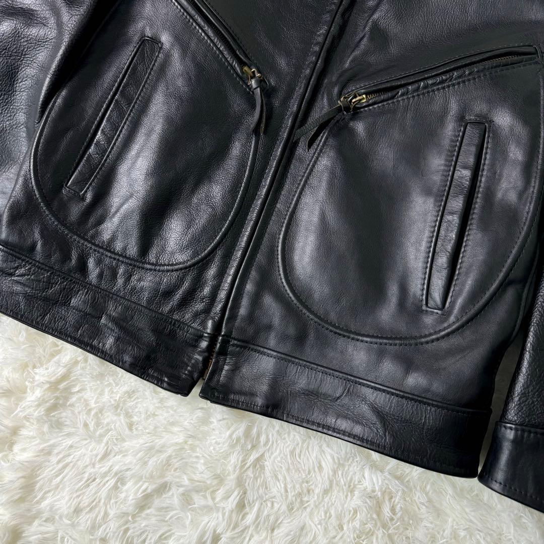 希少】美品 Schott 637 レザージャケット Dポケット 38 - メルカリ