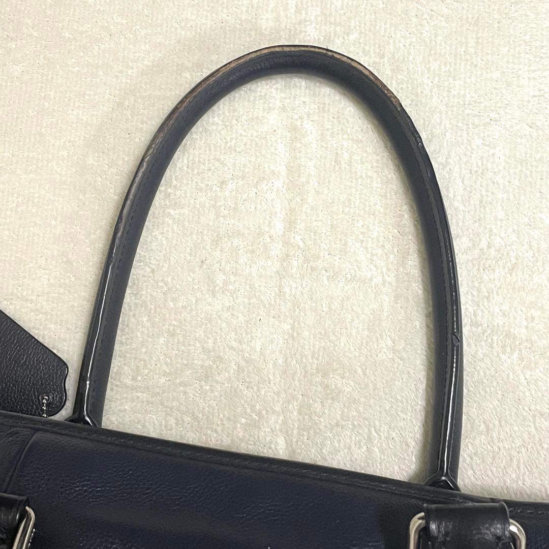 美品】 コーチ 2way トートバッグ メトロポリタン 肩掛け チャーム付