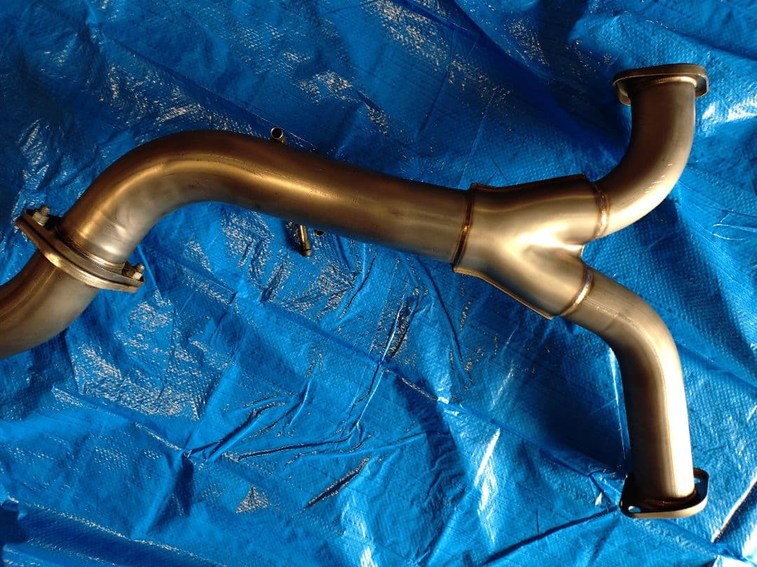 【あきら】HKS スーパーターボマフラーTi VAB ④第二中間パイプ