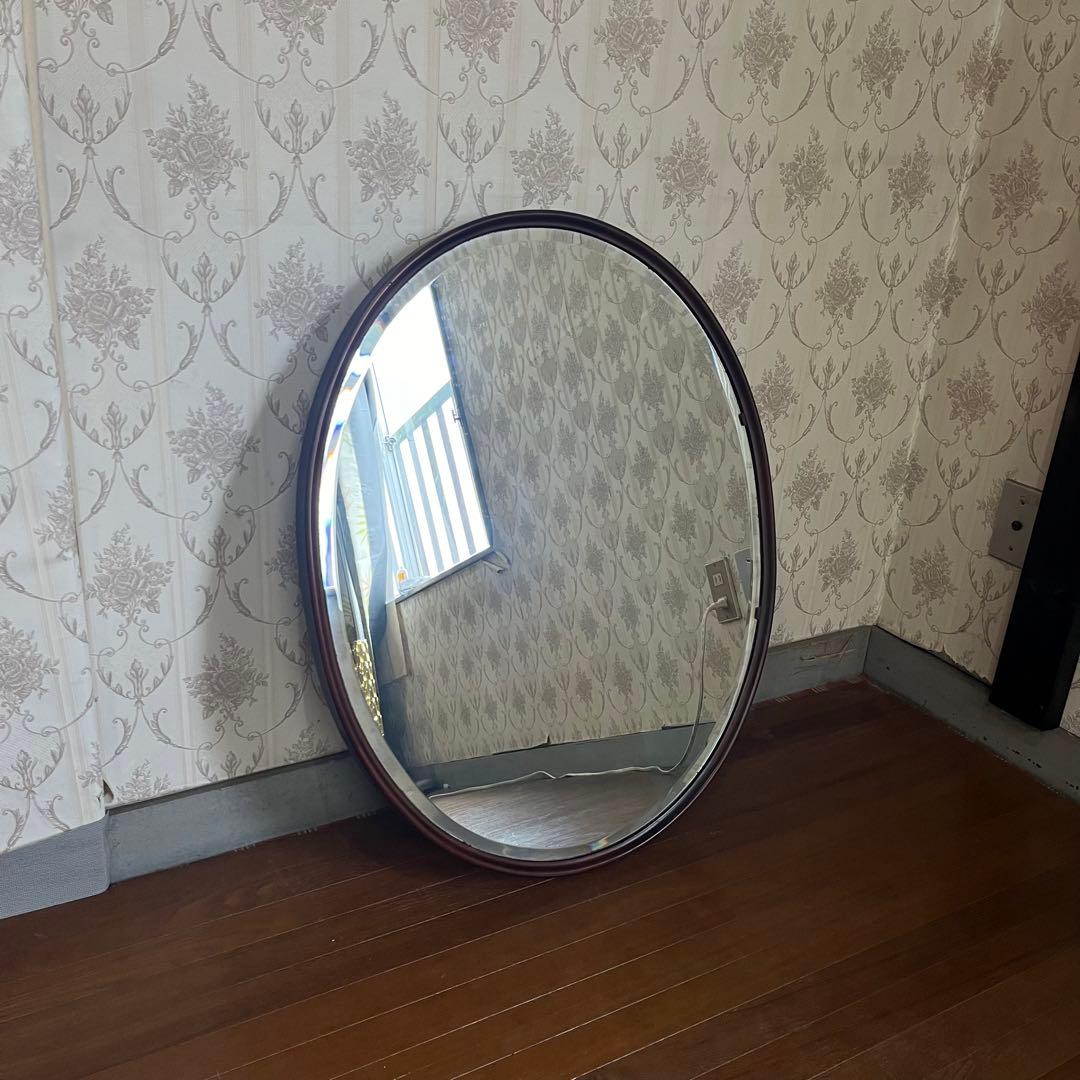 【アンティーク】楕円形 木枠 立て掛け鏡 スタンドミラー 姿見 北欧レトロ 楽天市場】[最大10%OFFクーポン] ＼ランキング入賞／ 全身鏡 無垢 姿見