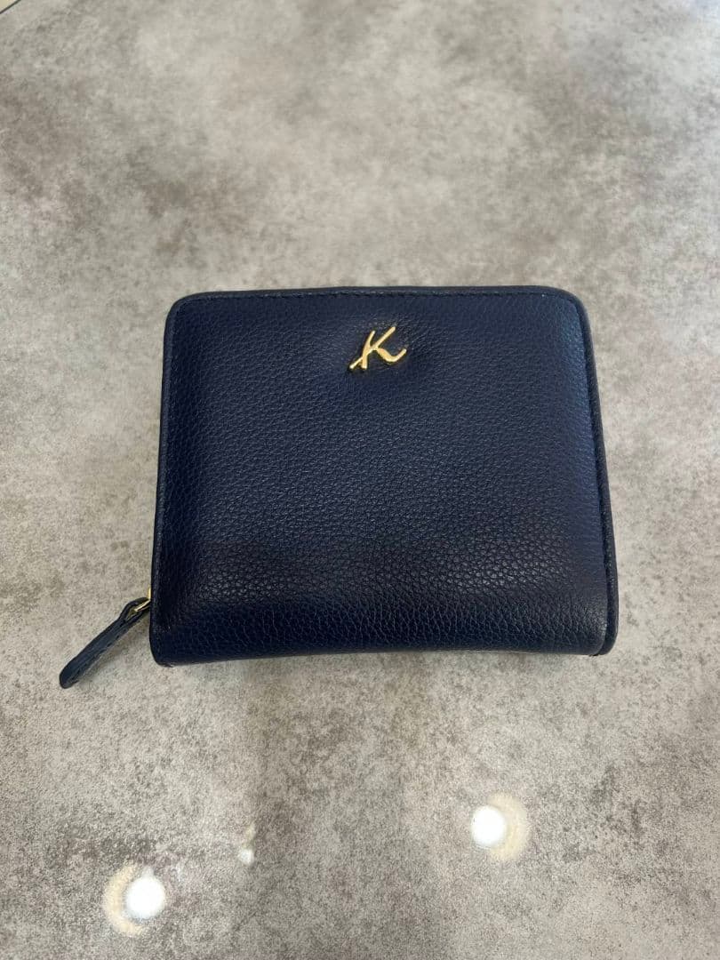 キタムラk2　2026福袋の財布　ネイビーレザー Kitamura - キタムラ K2 ネイビー レザー 長財布 レディース 送料無料
