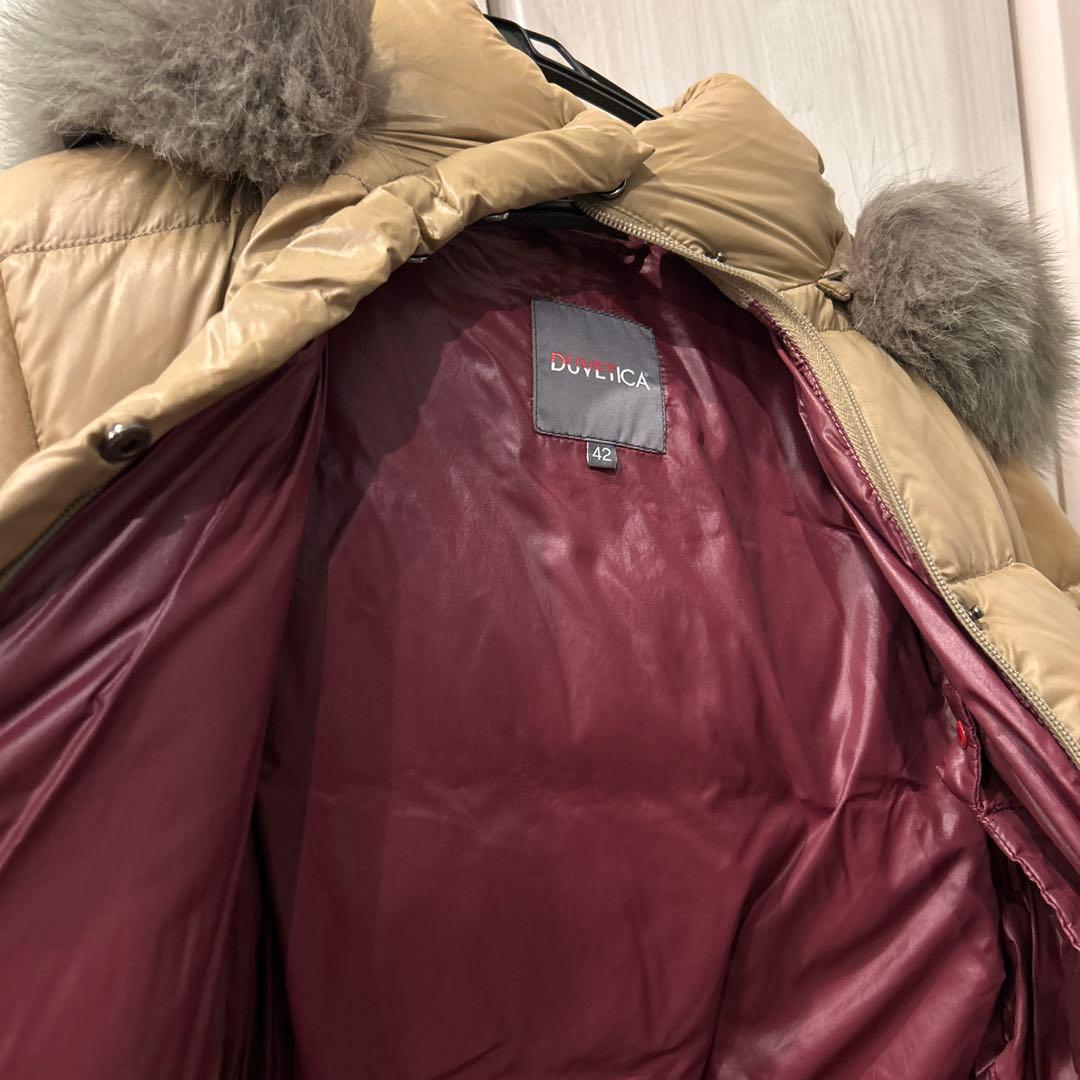 はなこ様専用！DUVETICA デネブ ダウン(42)ベージュ キャメル - メルカリ