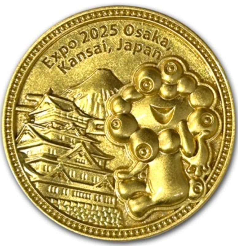 EXPO2025 金箔メダル ミャクミャク - メルカリ