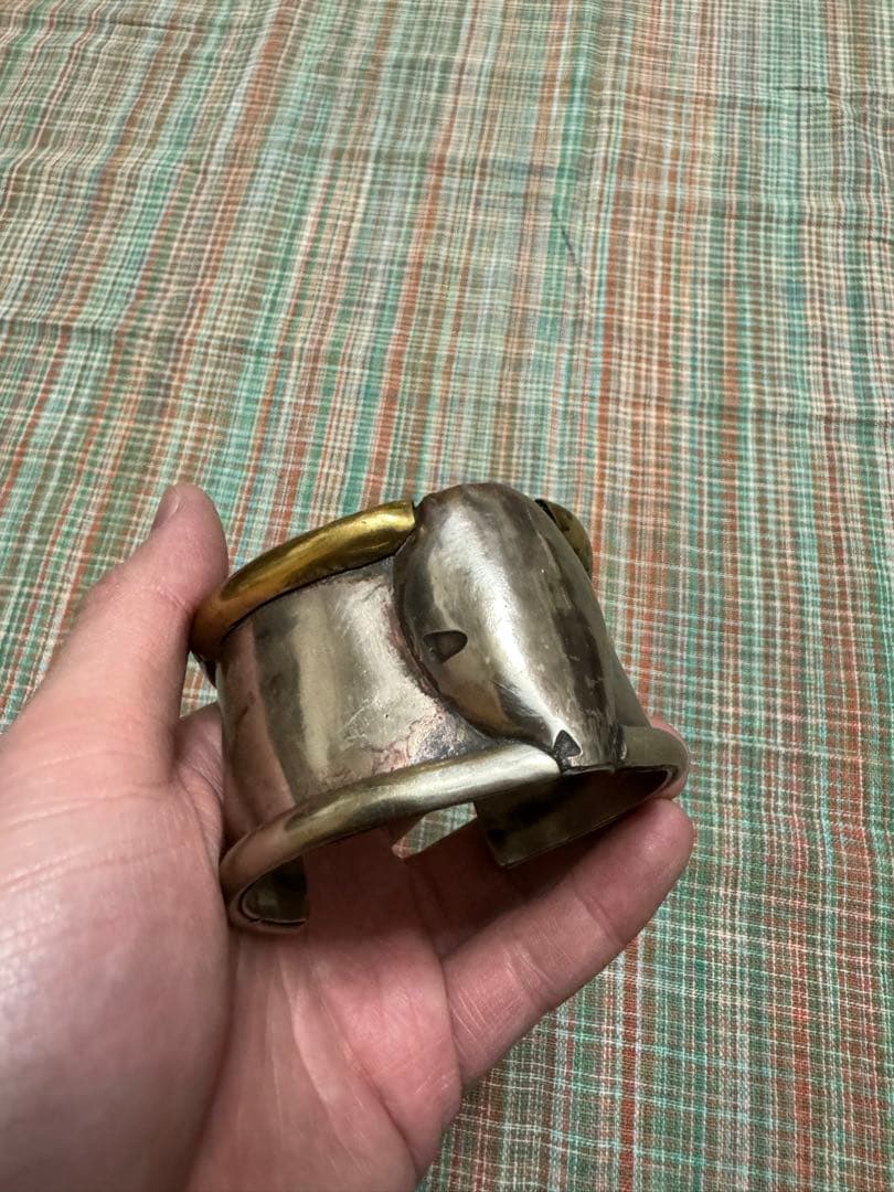 KAPITAL バングル TRAPEZOID BANGLE (BRASS)