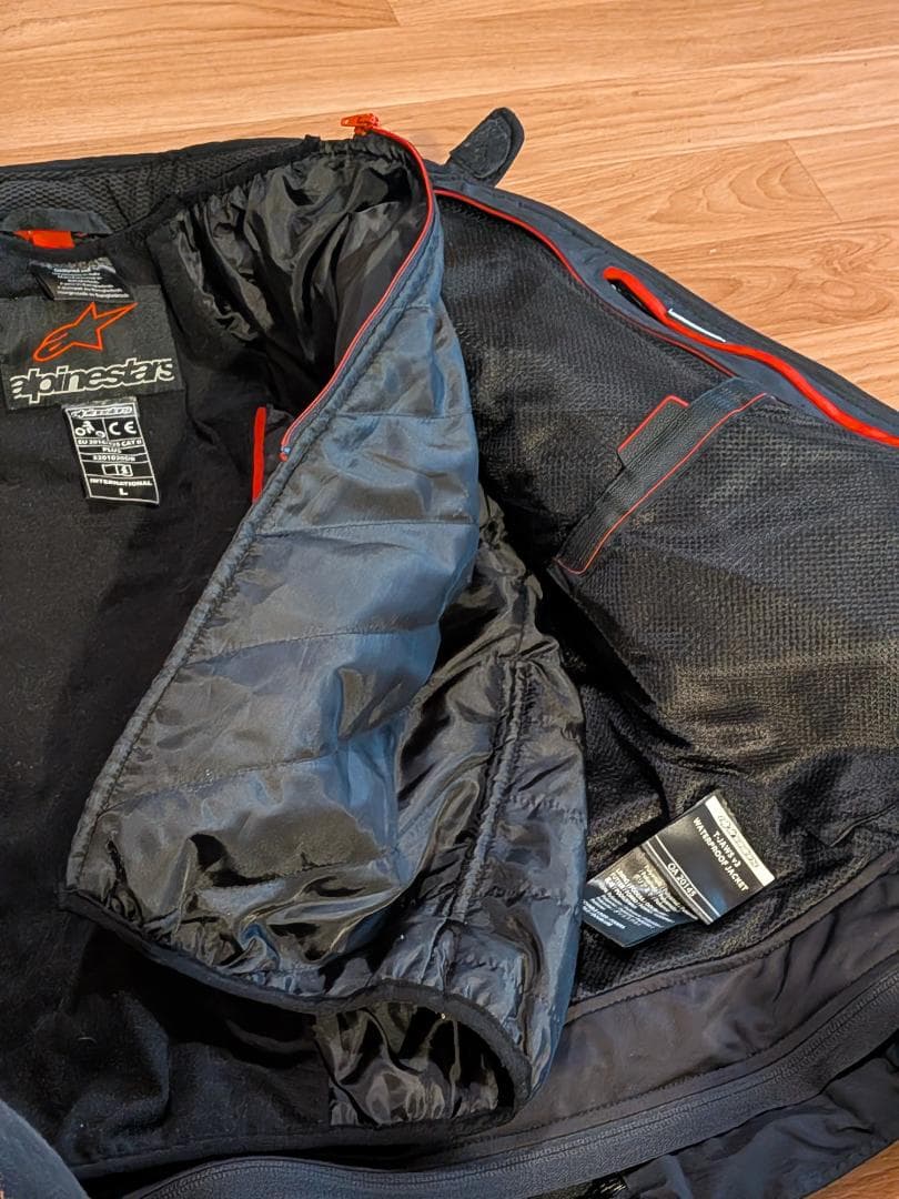 alpinestars バイクジャケット 黒 T-JAWS V3 防水