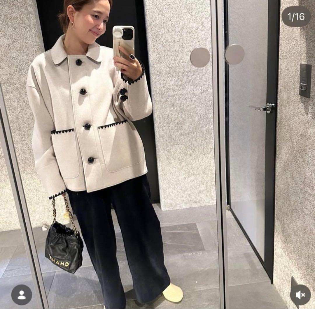 Yori ハマグリウールショートコート (2025AW新作)