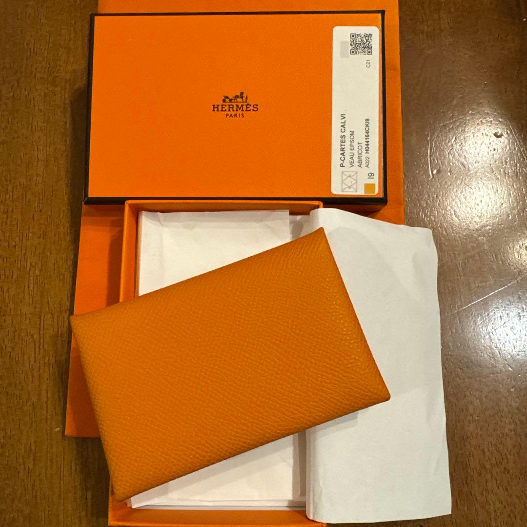 お値引き中　HERMES カルビィ HERMES（エルメス） カードケース CALVI カルヴィ H044164CK