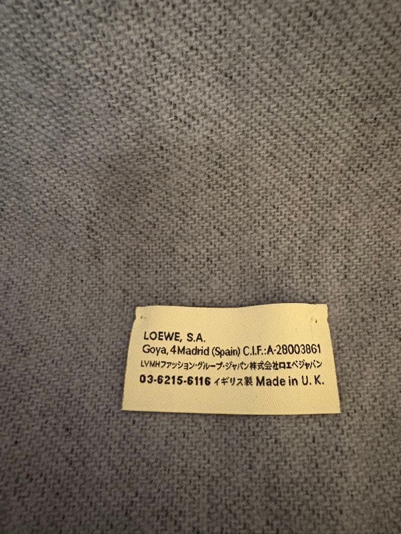 LOEWE バイカラー マフラー ロエベ