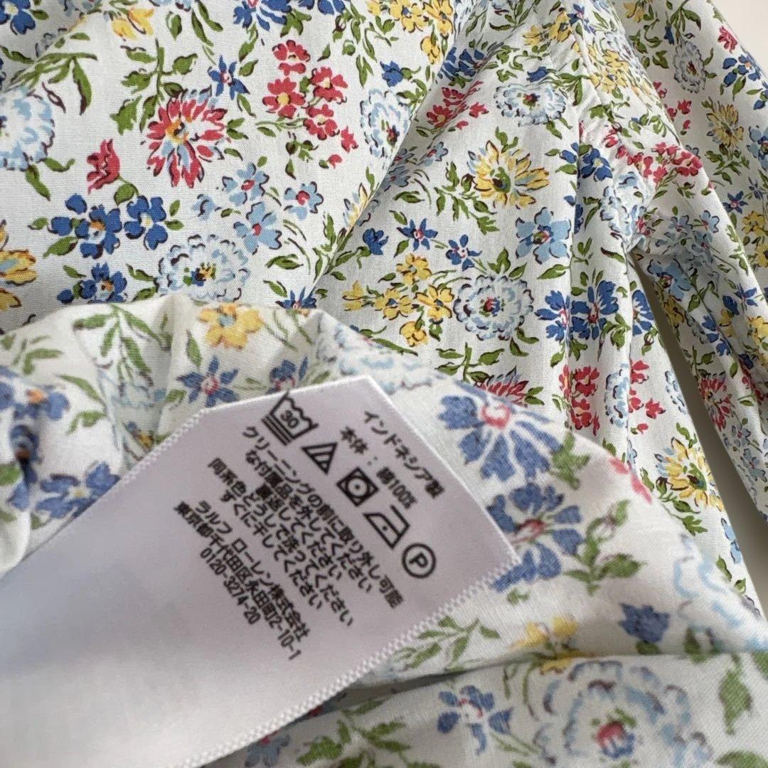 ラルフローレン 花柄長袖シャツワンピース 14歳用150 - メルカリ